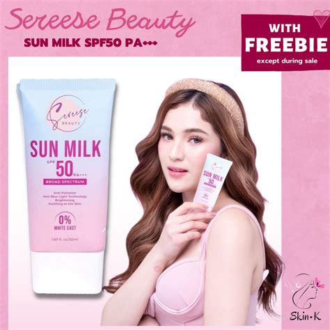 New Sereese Beauty Sun Milk V2 Sunmilk Spf 50 Broad Spectrum By Mimi