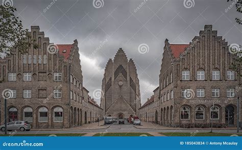Copenhagen Grundtvigs Church Panorama Editorial Stock Image Image Of
