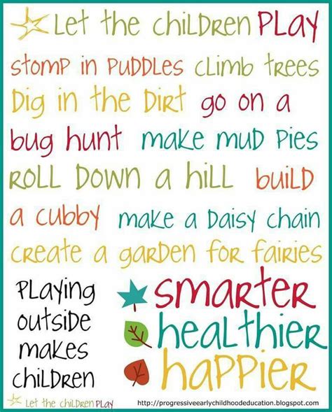 Do It Play Quotes Kids Playing Play Poster