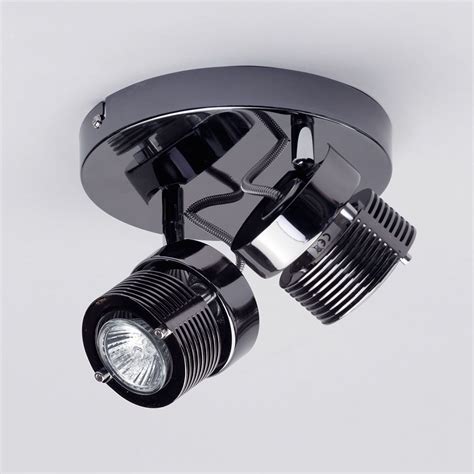They are a popular choice as many people are not able to incorporate the number of spotlights you should use in your kitchen depends on multiple factors. 2 Light Cylinder Ceiling Spotlight Plate - Black From ...