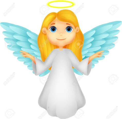 20754058 Cute Angel Cartoon Stock Vector Christmas