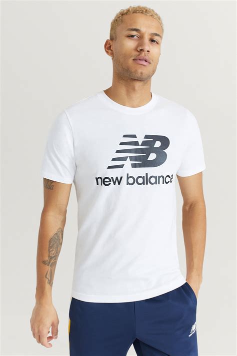 New Balance T Shirt Essentials Stacked Logo T Multi Klær Stayhardno