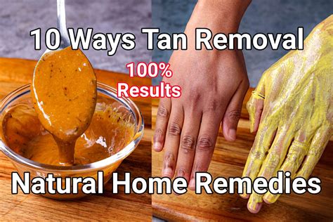 Tan Removal Home Remedies 10 Ways Natural Sun Tan Removal