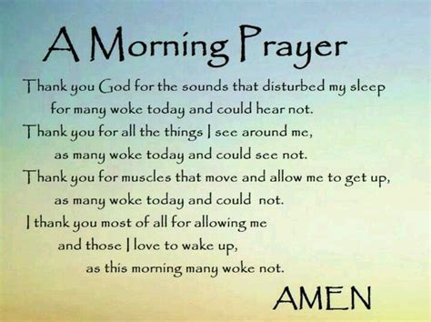 Sunday Morning Prayer Quotes Quotesgram