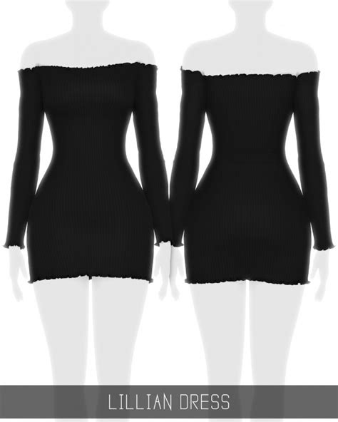 Simpliciaty Lilian Dress Sims 4 Downloads