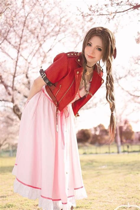 Aerith Cosplay In 2020 Cosplay Woman Fantasy Fashion Cosplay Outfits
