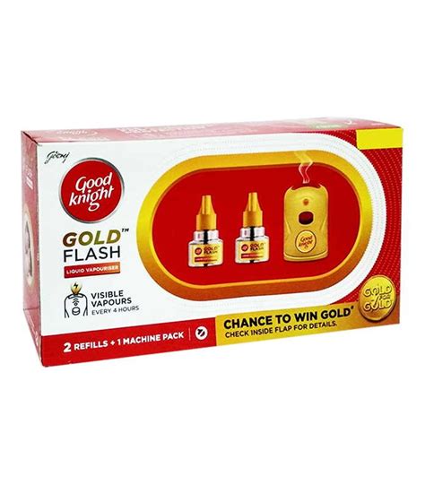 Good Knight Liquid Gold Flash Machine 45 Ml 2pcs