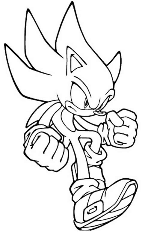 Total Imagem Desenhos Sonic Para Colorir E Imprimir Br