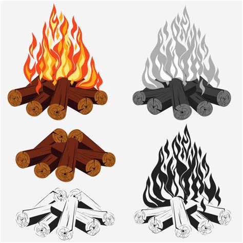 Bonfire Clip Art Vector Images And Illustrations Istock