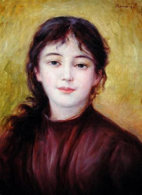 Portrait Of A Woman By Pierre Auguste Renoir — Artfinder Pierre