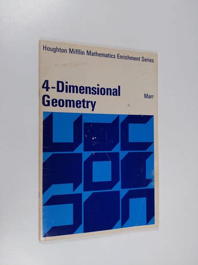 Osta Richard F Marr 4 Dimensional Geometry Netistä