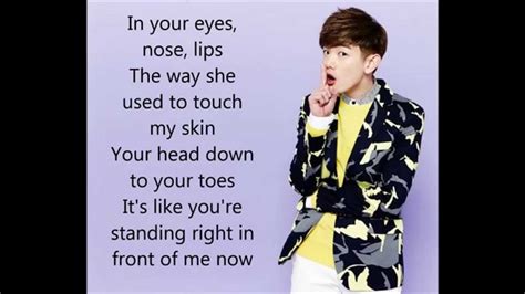 Read taeyang:eyes,nose,lips from the story kpop lyrics by ma_hwang with 2,675 reads. Eric Nam, Eyes Nose Lips Lyrics - YouTube