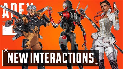 New Loba Revenant Valkyrie Bangalore Interactions Voice Lines Apex Legends Youtube