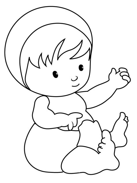 Baby shower coloring pages theotix. Free Printable Baby Coloring Pages For Kids