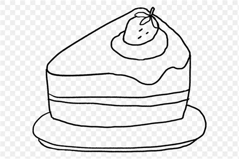 Cute Homemade Strawberry Cake Doodle Free Png Sticker Rawpixel