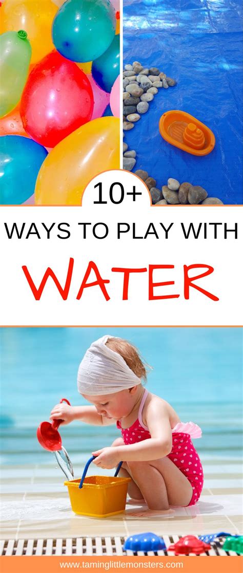 20 Awesome Water Activities For Kids Easy Toddler Activities Fun