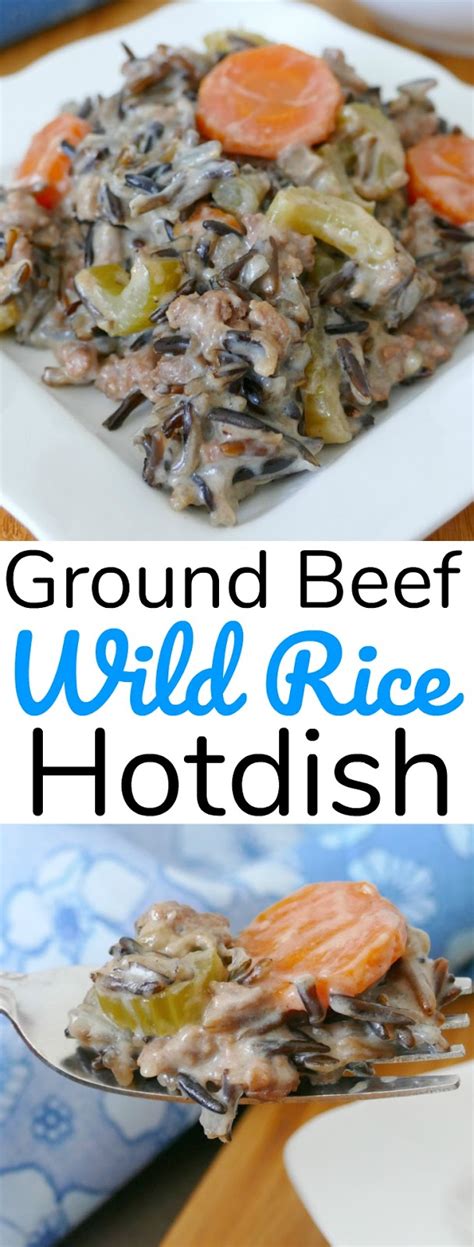 Stir in mushroom soup and lemon juice. Minnesota Ground Beef and Wild Rice Hotdish Recipe ...