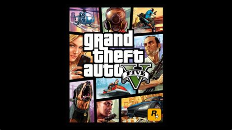 Rockstar Games Video Game Characters Cover Art Grand Theft Auto V