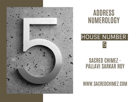 Address Numerology: House Number 5: Discover the hidden meaning of your House Number - Sacred Chimez