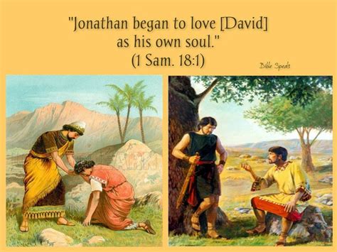 David And Jonathan 1 Samuel 181 David And Jonathan New World Bible