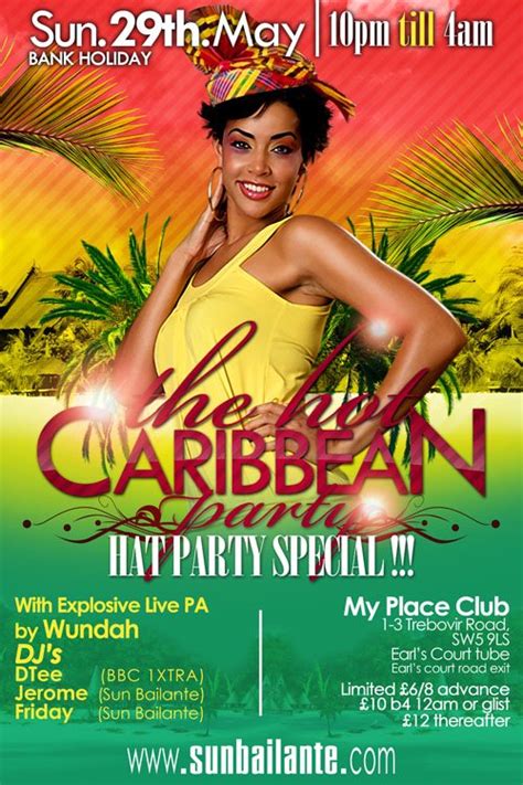 Ra The Hot Caribbean Party Bank Holiday Special At My Place Nightclub London 2011