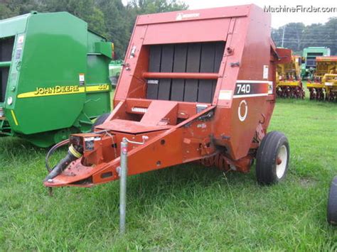 Bale density is a major consideration to horsepower consumption. 2005 Hesston 740 4x4' ROUND BALER Hay Equipment - Round ...