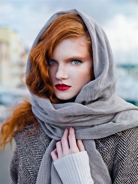 Manes Of Cupper Skin Of Ice Anastasia Ivanova Russian Model Born In The Udmurt