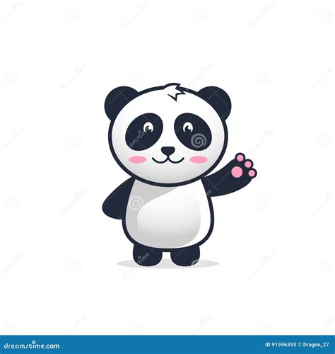 Baby Panda Bear Cartoon