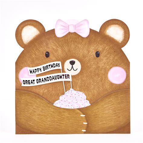 Prouder than proud, of the things that you do, you're a beautiful granddaughter, who's loved a lot too! Buy Boutique Collection Birthday Card - Great Granddaughter Pop-Up for GBP 1.49 | Card Factory UK
