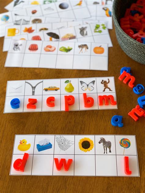 Initial Letter Sound Match Cards Letter Sound Activities Initial
