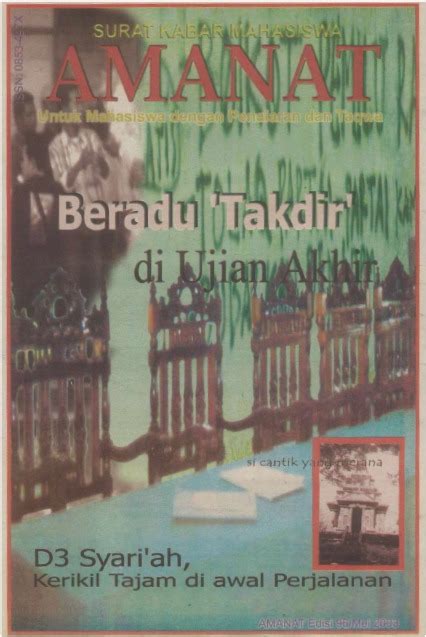 Tabloid Skm Amanat Edisi 96 Tahun 2003 Amanatid