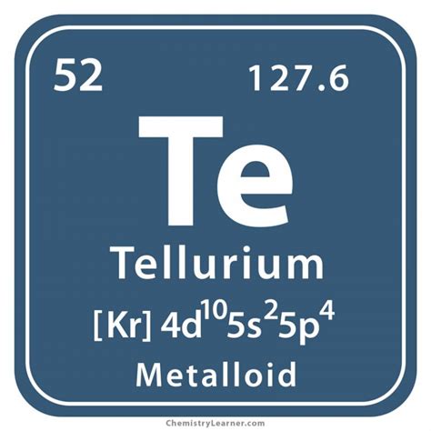 Tellurium Facts Symbol Discovery Properties Uses