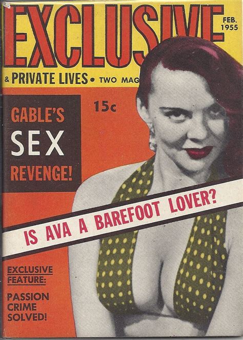Feb 1955 Exclusive Magazine Vol 2 1 Comic Book Cover Private Life Exclusive