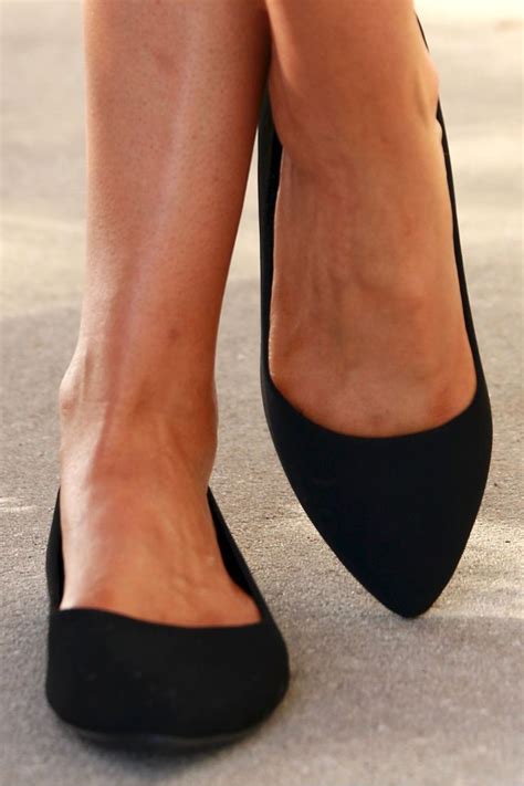 Pointed Toe Flat Wide Black Nubuck Pointed Toe Flats Black Pointed