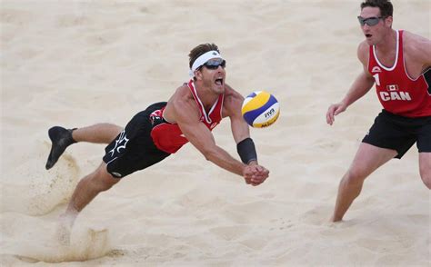 Canada Opens With Victory Over Great Britain In Mens Beach Volleyball
