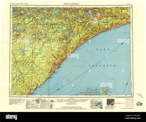 Two Harbors Map Hi Res Stock Photography And Images Alamy