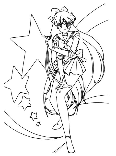 990 Collection Anime Coloring Pages Sailor Moon Hd Coloring Pages Printable
