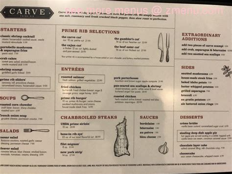 Reserve a table at the prime rib, baltimore on tripadvisor: Online Menu of Carve Prime Rib Restaurant, North Las Vegas, Nevada, 89030 - Zmenu