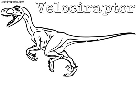 Velociraptor coloring pages | Coloring pages to download and print
