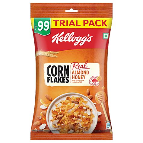 Buy Kelloggs Corn Flakes Real Almond Honey Breakfast Cereals High