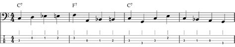 A single click will add the desired barline marking on the measure where the cursor is located. Walking bass lesson 3 - Jazz Blues - Fundamental Changes Music Book Publishing