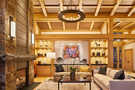 Bluff Overlook Transitional Living Room Seattle By Aome