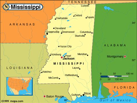 Mississippi Base And Elevation Maps