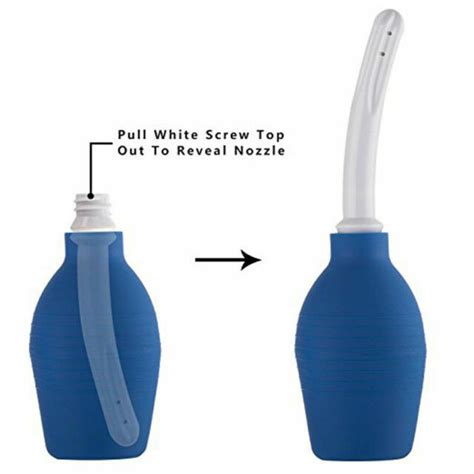 Pcs Disposable Anal Vaginal Bulb Irrigator Enema Rectal Syringe Cleaner Ml Ebay