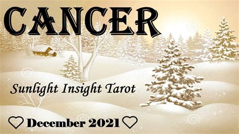 Cancer Tarot December 2021 💙you Better Answer The Call📞 Love And Success