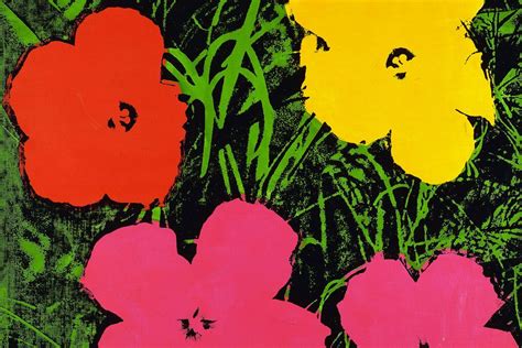 Pin Di Od Su Flowerpower Andy Warhol Dipingere Fiori E Warhol