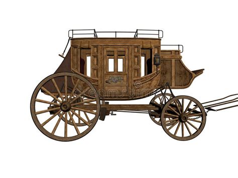 Vintage Stagecoach A Glimpse Into The Old West