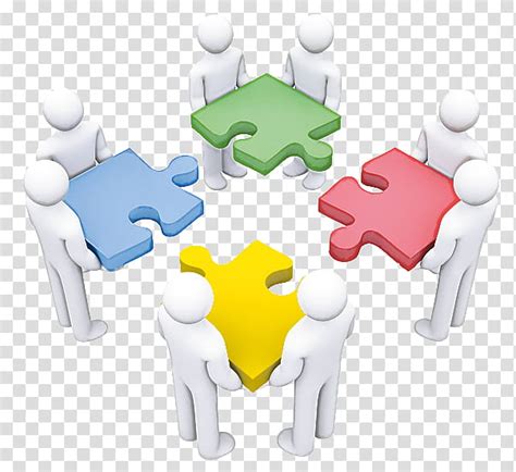 Jigsaw Puzzle Collaboration Team Puzzle Sharing Transparent Background