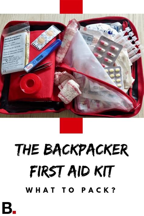 Backpacking First Aid Kit First Aid Kit Travel Best First Aid Kit