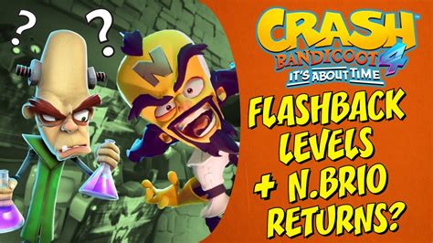 Crash Bandicoot 4 Its About Time Flashback Tapes Nbrio Returning